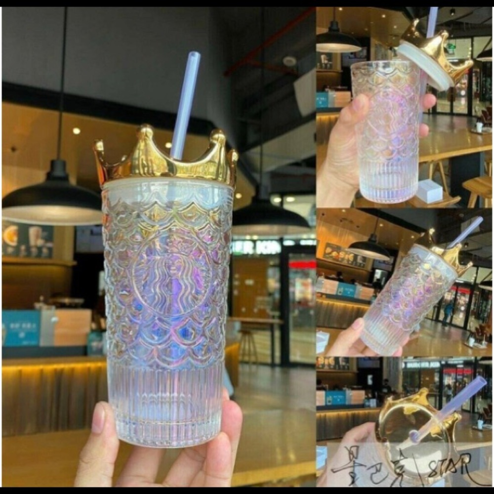 Starbucks rare siren anniversary crown tumbler.
